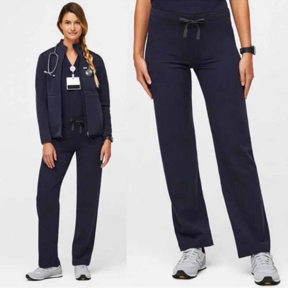 FIGS | Navy Blue Livingston Scrub Pants Wide Leg XXL